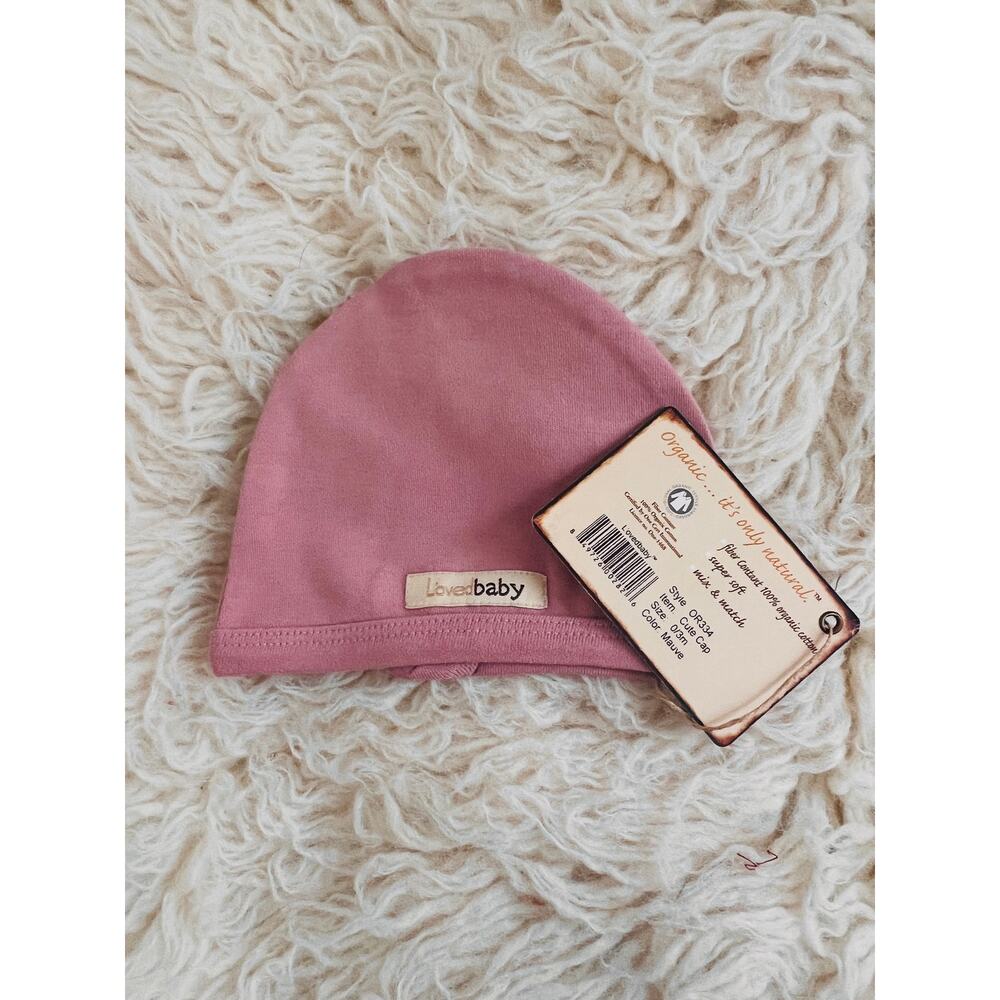 L’ovedbaby Organic Cotton Mauve & Stripe 4pc Lot 0–6M NWT - Picture 6 of 6